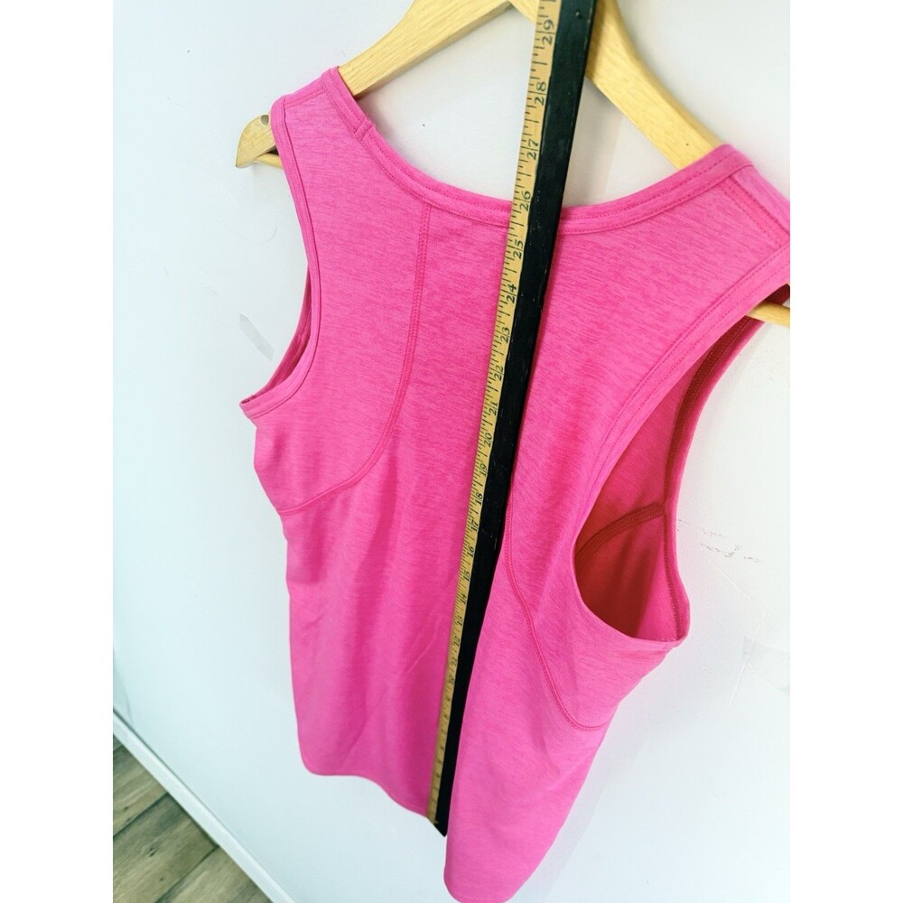 BCG Women Tank Top Training Open Back Mesh Size M Workout Pink Run Walk - Picture 4 of 7
